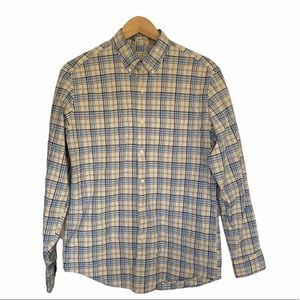 j crew | men’s plaid button down shirt